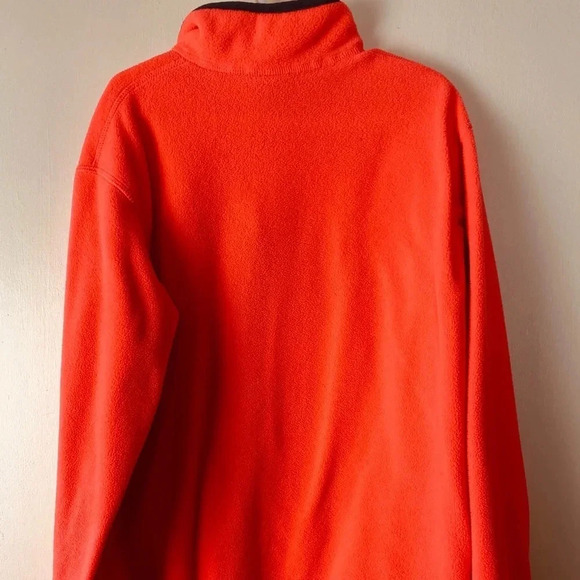 HELLY HANSEN EUC GIRLS ORANGE ZIP FLEECE TOP JACKET CARDIGAN SHIRT SIZE 12 - Picture 5 of 6